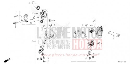 CONTACTEUR DE POIGNEE ADV750T de 2026